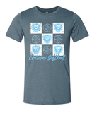 Grizzlies Checkerboard Tee