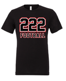 Haymaker Football 222 Bella Canvas Short Sleeve Tee