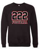 Haymaker Football 222 Bella Canvas Crewneck