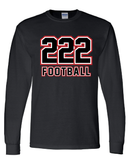 Haymaker Football 222 Long Sleeve Gildan Tee
