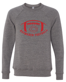 Haymaker Red Football Bella Canvas Crewneck