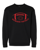 Haymaker Red Football Adidas Crewneck Sweatshirt