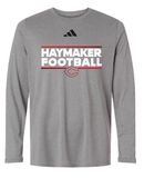 Haymaker Football Adidas Long Sleeve Tee