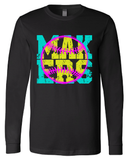 Makers Softball Long Sleeve Bella Canvas Tee