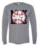 Makers Softball Long Sleeve Bella Canvas Tee