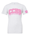 CCHS Pink Varsity Bella Canvas Short Sleeve Tee