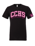 CCHS Pink Varsity Bella Canvas Short Sleeve Tee