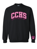 CCHS Pink Varsity Gildan Crewneck