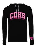 CCHS Pink Varsity Bella Canvas Hoodie