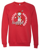 Homer Haymaker Softball Bella Canvas Crewneck