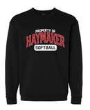 Property of Haymaker Softball Adidas Crewneck Sweatshirt