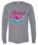Splash Water Long Sleeve Bella Canvas Tee