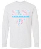 Splash Basketball Long Sleeve Gildan Tee