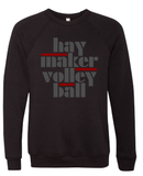 Haymaker Volleyball Bella Canvas Crewneck
