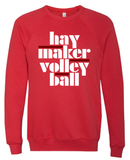 Haymaker Volleyball Bella Canvas Crewneck