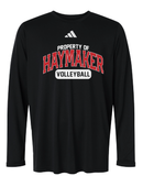 Property of Haymaker Volleyball Adidas Long Sleeve Tee