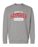 Property of Haymaker Volleyball Adidas Crewneck Sweatshirt